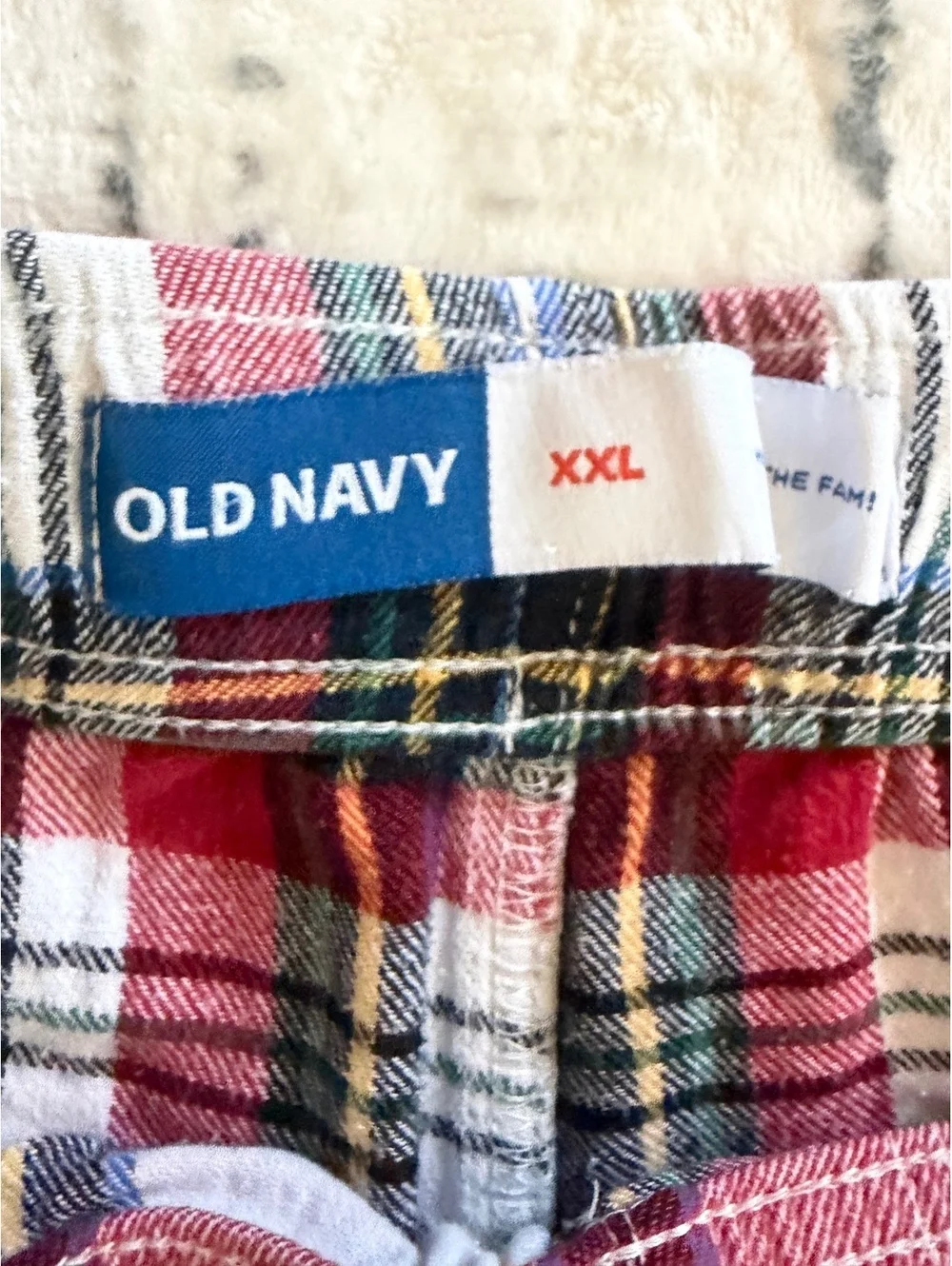 Old Navy XXL Red Plaid Pajama Pants